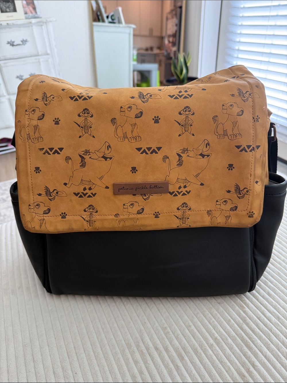 Petunia Pickle Bottom Disney Lion King Boxy Backpack Diaper Bag - Retired Print